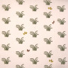 Printed Cotton VOZY White / Rosemary